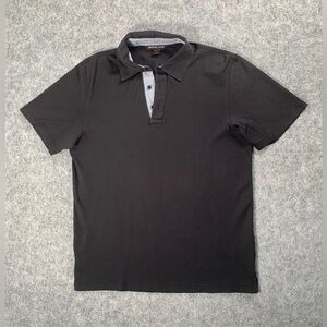 Michael Kors Men's Black Short-Sleeve Polo